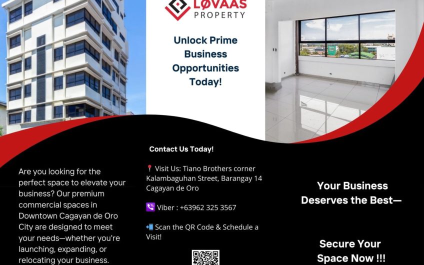 Prime Commercial Spaces for Lease – Cagayan de Oro City